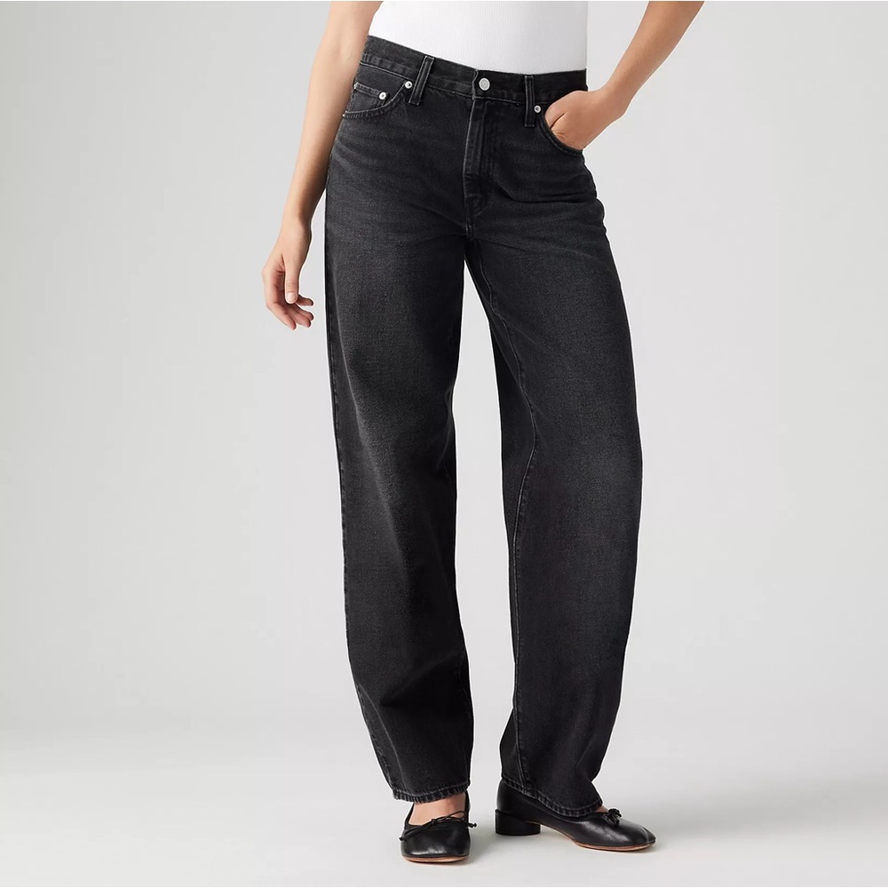 Levi's Women's Black Wide Leg Jeans
